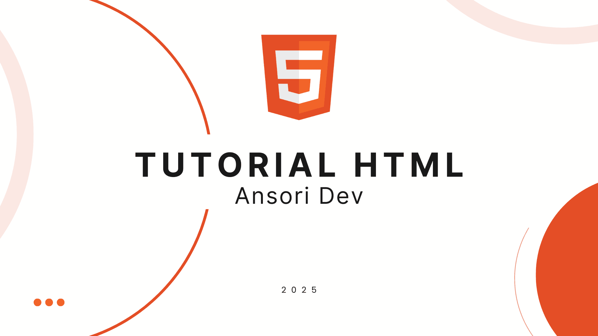 Tutorial HTML