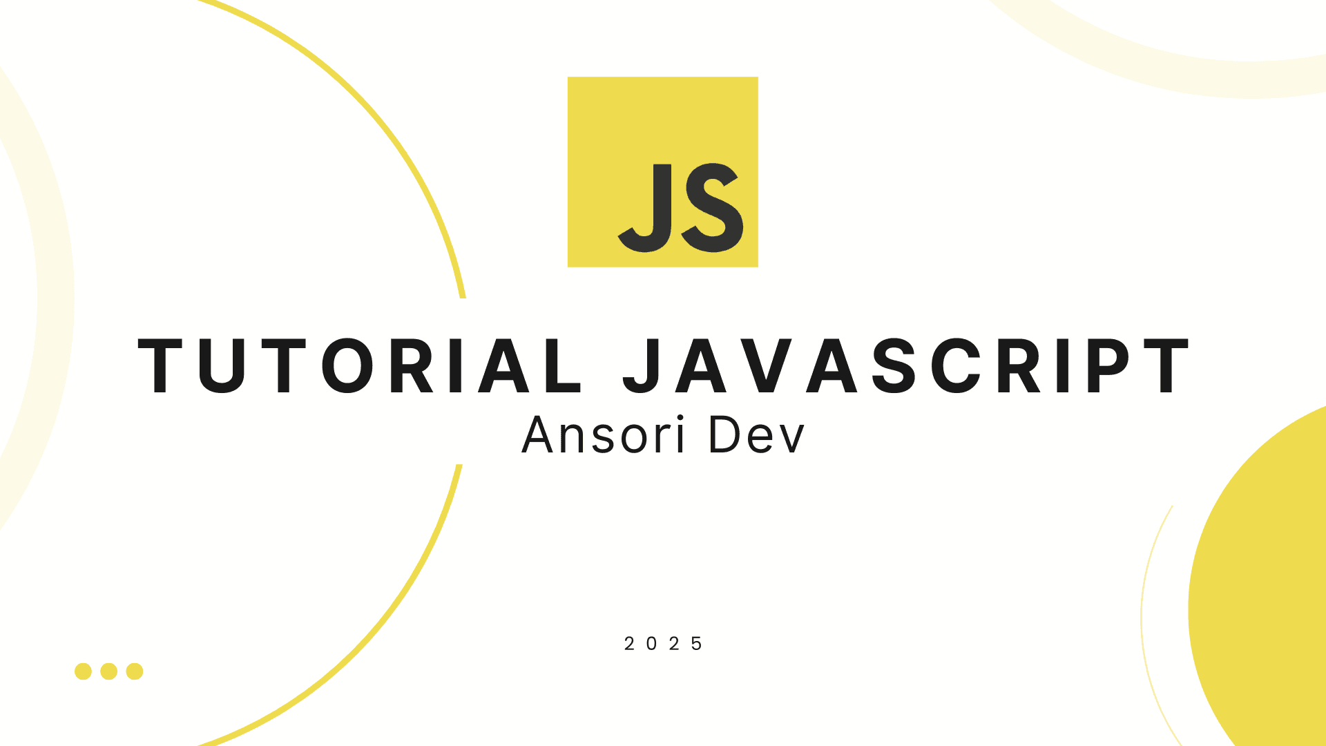 Tutorial JavaScript